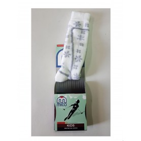 Mico Sport Calze (paio) Technical Tools, Wool, Junior 001 (Bianco) 