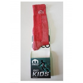 Mico Sport Calze (paio) Ski Technical, Junior 003 (Rosso) 