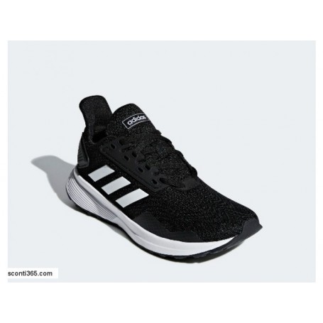 Adidas Scarpe Duramo 9 K, Junior - Art. BB7061 (Core Black/FTW White/Core  Black)