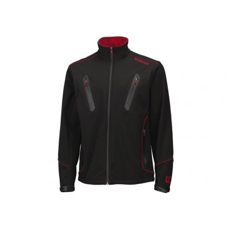 Wilson Promo Jacket, Uomo - Art. WRE230001 (Black/Red)