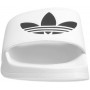 Adidas Ciabatte Junior Adilette J, Unisex  (Bianco/Nero)