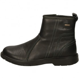 Grisport Stivaletto in Pelle oliata con cerniera, Uomo - (Nero)