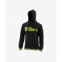 Wilson Felpa Chi Script con cappuccio, Uomo -  (Nero/Giallo)