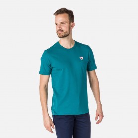 Rossignol T-Shirt Logo Plain, Uomo -   745 (Dark Emerald)