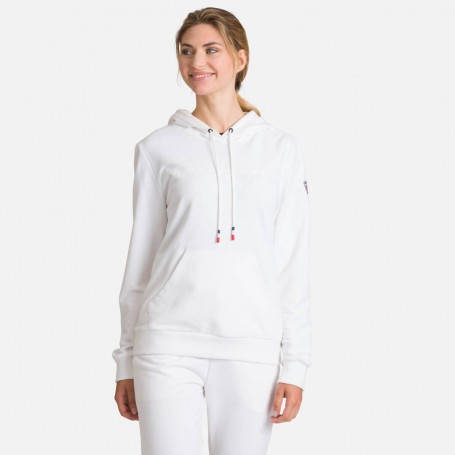 Rossignol Felpa con cappuccio Logo, Donna -   100 (Bianco)