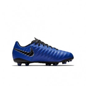 Nike Scarpette Tiempo Jr Legend 7 Academy FG, Junior 400 (Racer Blue/Black)