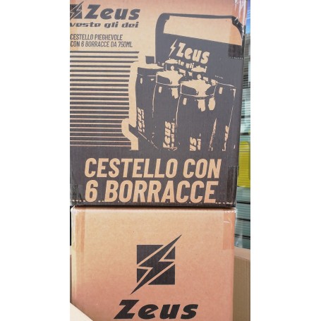 Zeus Kit Cestello con 6 Borracce - Art. KITCESTELLO