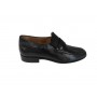Strada Firenze Mocassino c/elastico in pelle, Uomo colore (Nero)