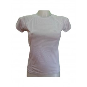 Mico Maglia Girocollo Bamboo MC, Donna --001 (Bianco) 