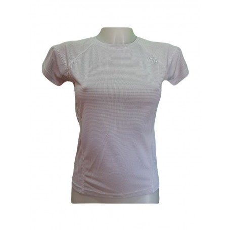 Mico Maglia Girocollo Bamboo MC, Donna --001 (Bianco) 