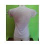 Mico Maglia Girocollo Bamboo MC, Donna --001 (Bianco) 