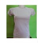 Mico Maglia Girocollo Bamboo MC, Donna --001 (Bianco) 
