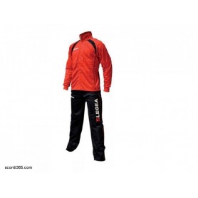 Legea Tuta Vento Relax, Junior Unisex, -  /ROSNER (Rosso/Nero) 