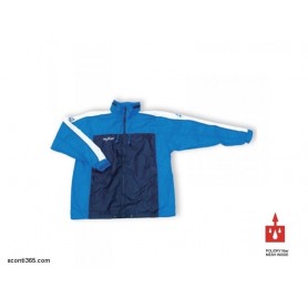 Zeus giubbetto antivento/antiacqua Eolo, con retina interna All sport, Unisex (Royal/Blue/Bianco)