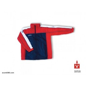 Zeus giubbetto antivento/antiacqua Unisex Eolo, con retina interna All sport - (Blue/Rosso/Bianco)