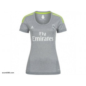 Adidas Maglia Real per partite in Trasferta, Donna -  (Grigio/Giallo)