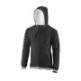 Wilson Felpa Team II Full-Zip Hoodie con cappuccio, uomo -Art. WRA794501 (Nero/Bianco)