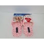De Fonseca Pantofole Roma Top I in Tessuto c/cuoricini, Donna - ROSA (Rosa)  
