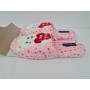 De Fonseca Pantofole Roma Top I in Tessuto c/cuoricini, Donna - ROSA (Rosa)  