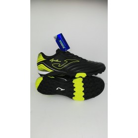 JOMA Scarpe da Calcetto Aguila 2241 TF -  BLACK LEMON FLUOR ( nero/giallo fluò)