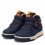 XTI Scarpe Sneakers Alte con strappi (Vegan), Kids -   NAVORA (Navy/Orange) 