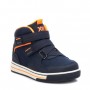 XTI Scarpe Sneakers Alte con strappi (Vegan), Kids -   NAVORA (Navy/Orange) 
