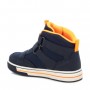 XTI Scarpe Sneakers Alte con strappi (Vegan), Kids -   NAVORA (Navy/Orange) 