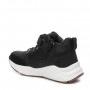 XTI Scarpe Sneakers con Strappo e Lacci Elastici (Vegan), Kids -   NER (Nero) 