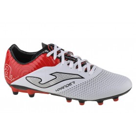 JOMA Scarpette da Calcio Unisex Xpander 2202 FG -  2202FG (Bianco/Rosso)
