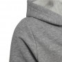 Adidas Felpa Con Cappuccio Bambina Essentials Linear - (Grigio/Fucsia)