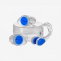 Nike Set Unisex Tappi per le Orecchie e Clip per Naso  - 458 (Photo Blue)