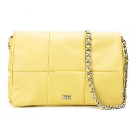 XTI Borsa Donna con Tracolla e Chiusura zip -  GIA (Giallo) 
