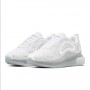 Nike Scarpe Unisex Air Max 720 - 100 (White/Metallic Platinum/Pure Platinum)