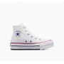 Converse Chuck tela Taylor All Star Platform Unisex (Bianco/Nero)