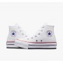 Converse Chuck tela Taylor All Star Platform Unisex (Bianco/Nero)