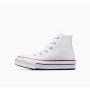 Converse Chuck tela Taylor All Star Platform Unisex (Bianco/Nero)