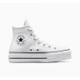 Converse  Leather Chuck Taylor All Star Platform Unisex- (Bianco)