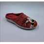 Cliawalk Pantofole Natalizie In Tessile Con Stampa Renna - ROS (Rosso/Multi)