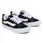 Vans Scarpe Unisex Knu Skool in Pelle Scamosciata - (Black/True White)