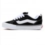 Vans Scarpe Unisex Knu Skool in Pelle Scamosciata - (Black/True White)