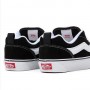 Vans Scarpe Unisex Knu Skool in Pelle Scamosciata - (Black/True White)