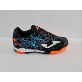 JOMA Scarpette da Calcetto Junior Super Copa 2431 Turf - 2431 (Black/Turquoise)