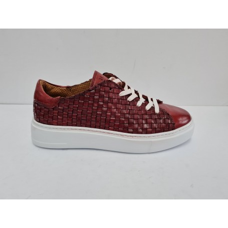 Jackal Scarpe Sneakers Donna in Pelle Con Lacci VIN Vinaccia