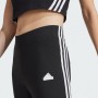 Adidas Leggings Donna Future Icons 3 Stripes -  Colore : Nero/Bianco