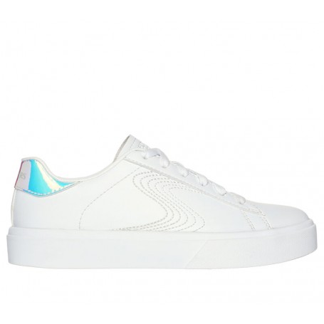 Skechers Scarpe Bambina Eden LX-Magical Dream, Linea Street - /WSL (Bianco/Argento)