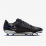 Nike Scarpette Calcio Unisex Legend 10 Club FG/MG - 040 (Black/Chrome-Hyper Royal)