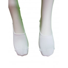 Mico Sport TRIS Calze Invisibile, Unisex COLORE 001 (Bianco) 