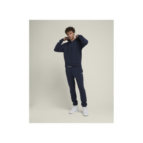 Wilson Felpa Con Cappuccio Unisex Team Zip Hoodie, Tennis - DBC (Classic Navy)