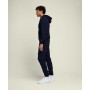 Wilson Felpa Con Cappuccio Unisex Team Zip Hoodie, Tennis - DBC (Classic Navy)