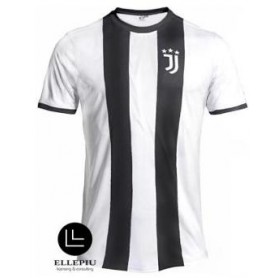 Juventus Maglia Junior Replica 2024/25 Home, Neutra, Ellepiu - BIA/NER (Bianco/Nero)